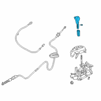 OEM 2013 Nissan NV200 Knob Assembly-Control Lever Auto Diagram - 34910-3LM0A