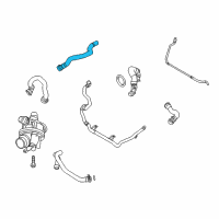 OEM 2012 BMW Z4 Coolant Hose Diagram - 17-12-7-612-446