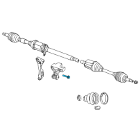 OEM 2022 Jeep Wrangler Bolt-HEXAGON FLANGE Head Diagram - 6104220AA