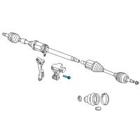 OEM Jeep Wrangler Bolt-HEXAGON FLANGE Head Diagram - 6104220AA