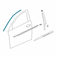 OEM 2016 Chevrolet Cruze Reveal Molding Diagram - 13406207