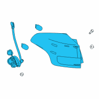 OEM 2014 Toyota RAV4 Tail Lamp Assembly Diagram - 81550-0R030
