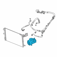 OEM Jeep Wrangler COMPRESOR-Air Conditioning Diagram - 68292169AB