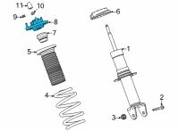 OEM 2022 Chevrolet Corvette Shock Mount Diagram - 84977026