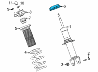 OEM 2022 Chevrolet Corvette Lower Insulator Diagram - 84645622