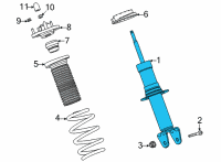 OEM 2020 Chevrolet Corvette Shock Diagram - 84726286