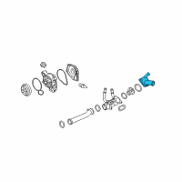 OEM 2001 Saturn L200 Cover Assembly Diagram - 90537605