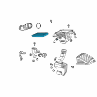 OEM 2006 Honda Odyssey Element Assembly, Air Cleaner Diagram - 17220-RGL-A00