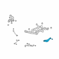 OEM 2008 Cadillac CTS Lower Control Arm Diagram - 20777471