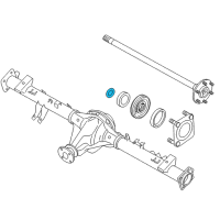 OEM 2013 Nissan Titan Snap Ring, Bearing Diagram - 40214-EB100