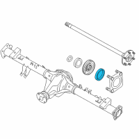 OEM 2010 Nissan Titan Seal-Oil Rear Axle Shaft Diagram - 43252-ZR00A