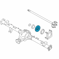 OEM 2017 Nissan Frontier Bearing-Rear Axle Inner Diagram - 40210-7S210