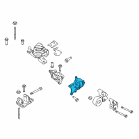 OEM Lincoln MKT Upper Transmission Mount Diagram - DG1Z-6038-F