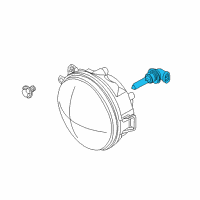 OEM BMW Bulb Diagram - 63-12-8-384-643