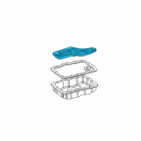 OEM 2009 Mercury Mountaineer Filter Diagram - 1L2Z-7A098-AC