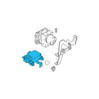 OEM Hyundai Tiburon Sensor Assembly-Yaw Rate&G Diagram - 95690-2C800