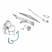 OEM Ford Taurus X Tube Assembly Diagram - 5F9Z-17A605-AB