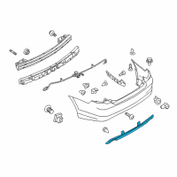 OEM Mercury Milan Deflector Diagram - 6N7Z-17808-AA