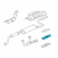 OEM 2003 Honda Odyssey Converter Diagram - 18160-P8F-A10