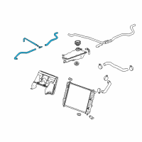 OEM 2007 Chevrolet Corvette Inlet Hose Diagram - 10305352