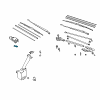OEM 1999 Honda Prelude Link Assy, A Diagram - 76520-SCC-003