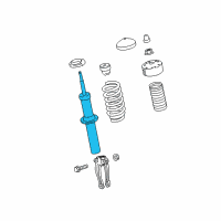 OEM 2019 Cadillac CT6 Strut Diagram - 84479800