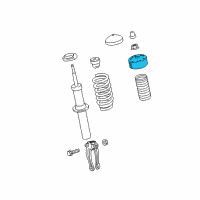 OEM 2018 Cadillac CT6 Mount Diagram - 23345598