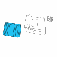 OEM 2013 Chevrolet Traverse Module Diagram - 13599326