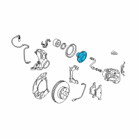 OEM BMW 528i Drive Flange Hub Diagram - 31-20-6-768-308