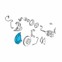 OEM 2007 BMW 550i Protection Plate Left Diagram - 34-11-6-767-785