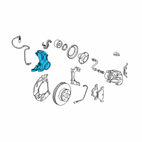 OEM BMW M5 Left Carrier Diagram - 31-21-6-768-315