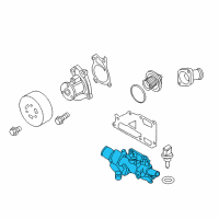 OEM 2017 Nissan Versa Note Water Outlet Diagram - 11060-3AB0A