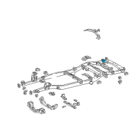 OEM 2004 Toyota Sequoia Cab Mount Bracket Diagram - 51709-0C010