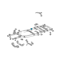 OEM 2002 Toyota Sequoia Cab Mount Bracket Diagram - 51707-0C010