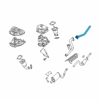 OEM Chrysler Sebring Pipe-CROSSUNDER Pipe To RESONATO Diagram - 4764645AA