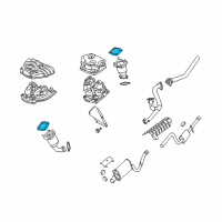 OEM 2003 Dodge Stratus Gasket-Exhaust Manifold To Front C Diagram - 4764660AB