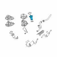 OEM 2005 Dodge Stratus Catalytic Converter [V6 Engines] Diagram - 4764646AD