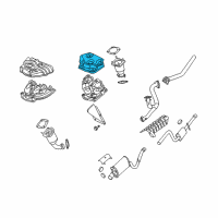 OEM 2003 Chrysler Sebring Shield-Exhaust Manifold Diagram - 4792390AB
