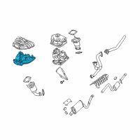 OEM 2005 Chrysler Sebring Exhaust Manifold Diagram - 4792386AB