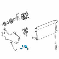 OEM 2018 Chevrolet Silverado 1500 Discharge Line Diagram - 84401906