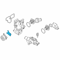 OEM 2007 Nissan Sentra Gasket-Water Pump Diagram - 21014-ET00A