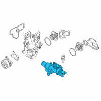 OEM 2019 Nissan NV200 Cooling System-Water Pump Outlet Diagram - 11060-3LM0A