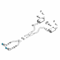 OEM 2018 Ford Mustang Converter Gasket Diagram - BR3Z-5B266-A