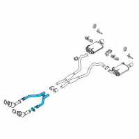 OEM 2012 Ford Mustang Front Pipe Diagram - BR3Z-5246-C