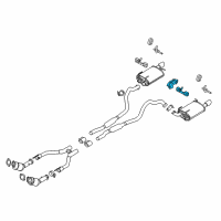 OEM 2012 Ford Mustang Front Bracket Diagram - BR3Z-5A246-E