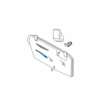 OEM 1998 Jeep Wrangler Arm WIPER-WIPER Diagram - 55155660