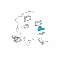 OEM Toyota Sequoia Front Mount Diagram - 12362-0S010