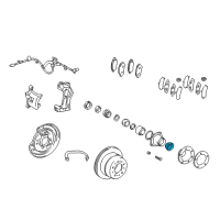 OEM 2002 Toyota Land Cruiser Oil Seal Diagram - 90313-62001