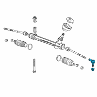 OEM Chevrolet Trax Outer Tie Rod Diagram - 95914910