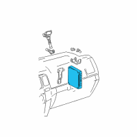 OEM 2004 Toyota 4Runner ECM Diagram - 89661-35A02-84